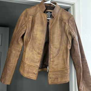 Women’s Genuine Leather Motorcycle Jacket